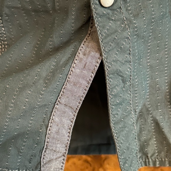 BKE relaxed fit pearl snap western shirt size M - Picture 5 of 12